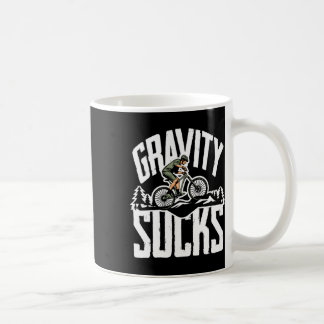 Taza De Café Gravity Sucks Mountain Biking Adventure Downhill C
