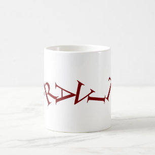 Taza De Café Gravity Typography Coffee Mug
