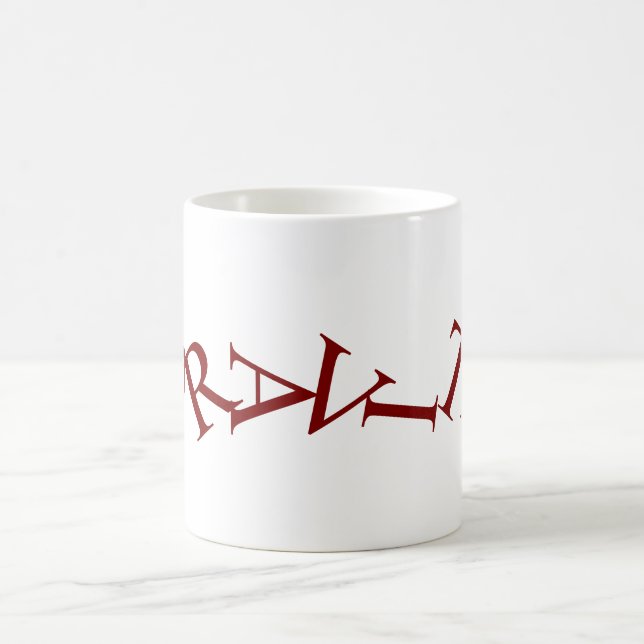 Taza De Café Gravity Typography Coffee Mug (Centro)