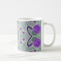 Gray Globes Blanket Mug