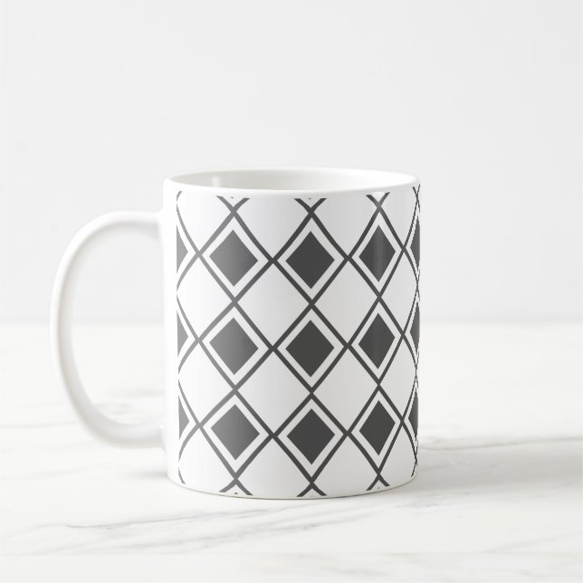 Taza De Café Gray Harlequin (Izquierda)
