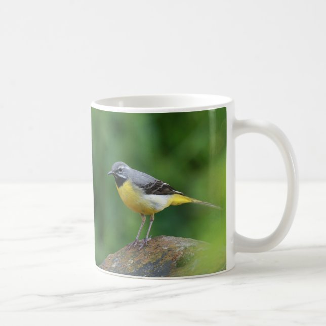 Taza De Café Gray Wagtail - pájaro (Derecha)
