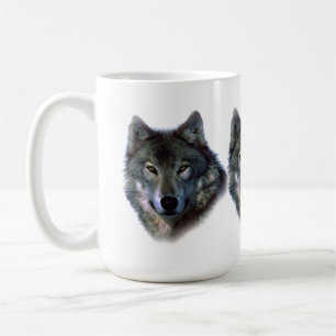 Taza De Café Gray Wolf Eyes