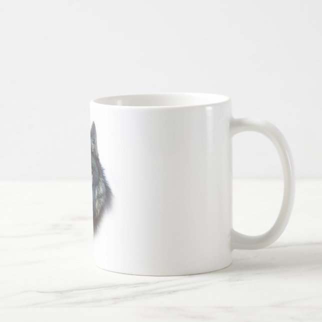 Taza De Café Gray Wolf Eyes (Derecha)