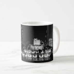 Taza De Café Grayscale Coffee Mug de Chicago Grant Park