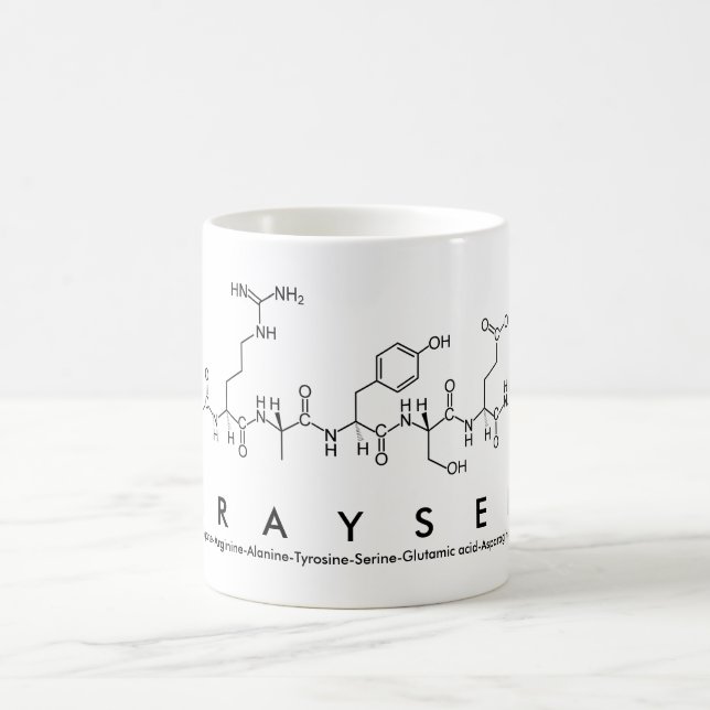 Taza De Café Graysen peptide nombre mug (Centro)
