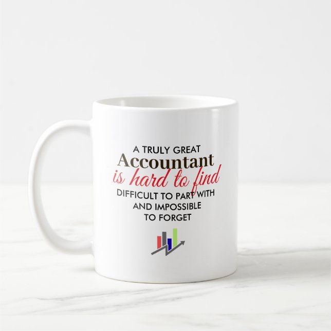 Taza De Café Great Accountant Personalized Name Gift (Izquierda)