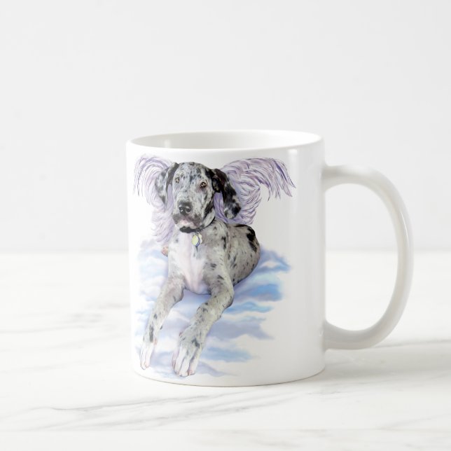 Taza De Café Great Dane Angel Merle UC (Derecha)