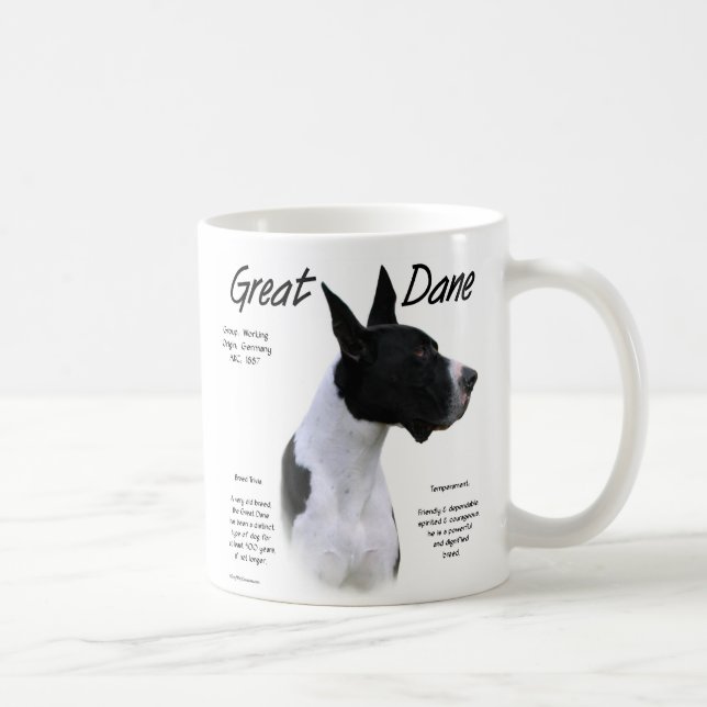 Taza De Café Great Dane Mantle Mug (Derecha)