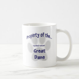 Taza De Café Great Dane (propiedad)