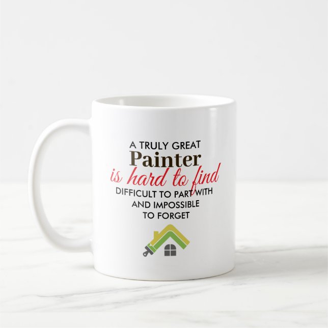 Taza De Café Great Painter Personalized Name Gift (Izquierda)