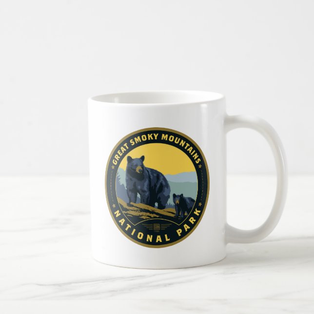 Taza De Café Great Smoky Mountains National Park (Derecha)