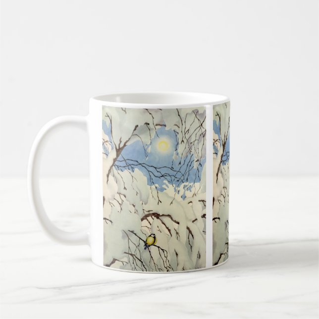 Taza De Café Great Tit - Theodor Severin Kittelsen (Izquierda)