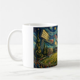 Taza De Café Great USA MX CA  Van Gogh Style Fine Art Wall Art