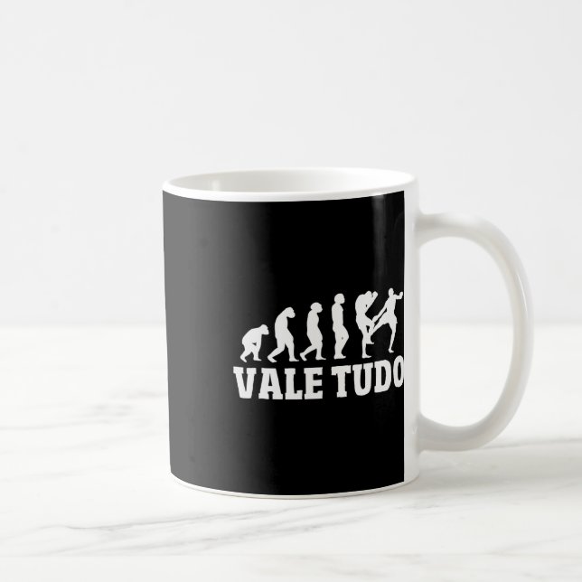Taza De Café Great Vale Tudo Evolution Design Mma Kickboxing  (Derecha)
