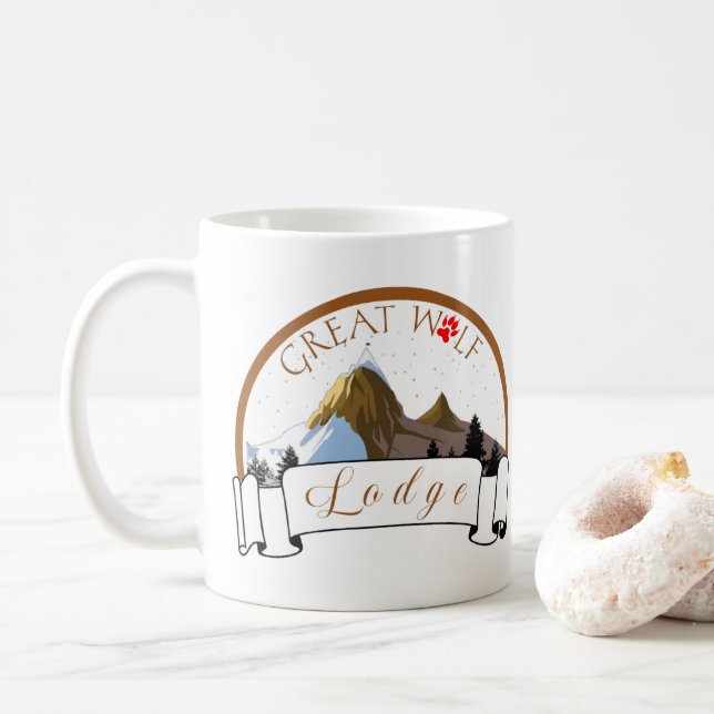 TAZA DE CAFÉ GREAT WOLF LODGE MUG (Con donut)