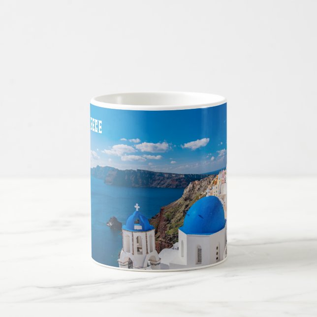 Taza De Café Grecia azul (Centro)