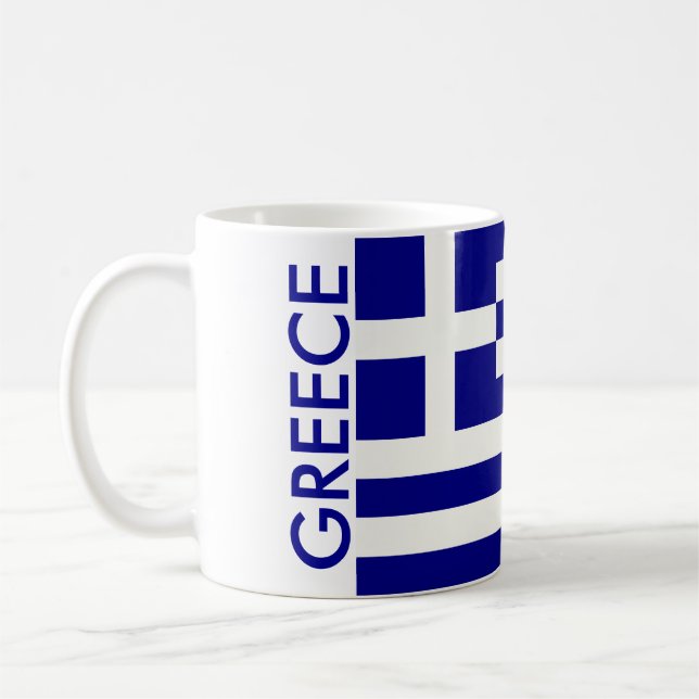 TAZA DE CAFÉ GRECIA FLAG (Izquierda)