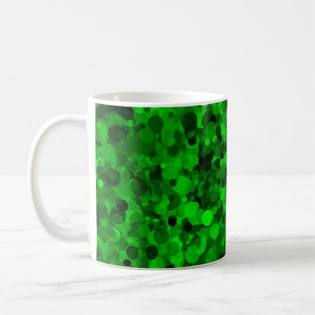 Taza De Café Green Dot 11oz Mug (Izquierda)