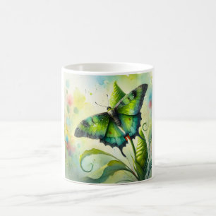 Taza De Café Green Dragon Tail Butterfly 260924AREF116 - Waterc