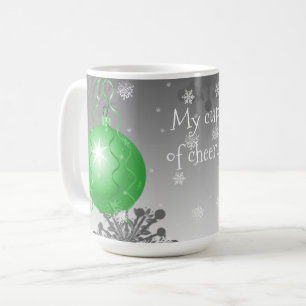 Taza De Café Green Fancy Christmas Ornament Coffee Mug