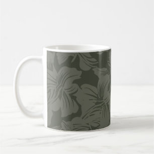 Taza De Café Green Floral seamless pattern backgroundabstract,