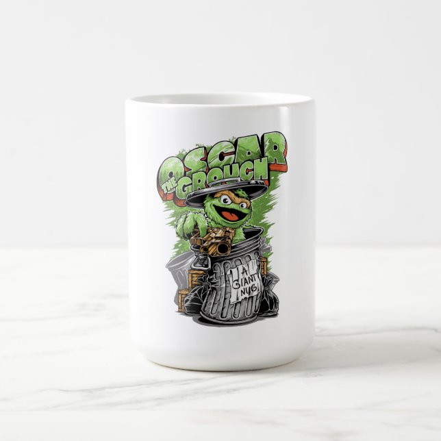 Taza De Café Green Garbage Monster  (Centro)