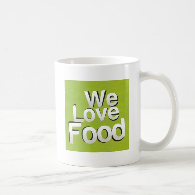 Taza De Café Green Grub Club: El diseño de la comida (Derecha)