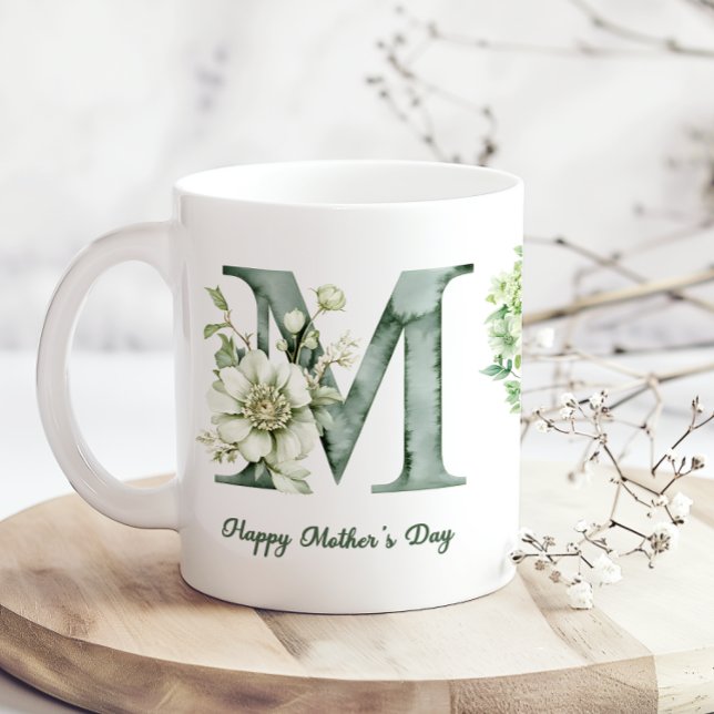 Taza De Café Green Hydrangea Mothers Day Coffee Mug (Subido por el creador)