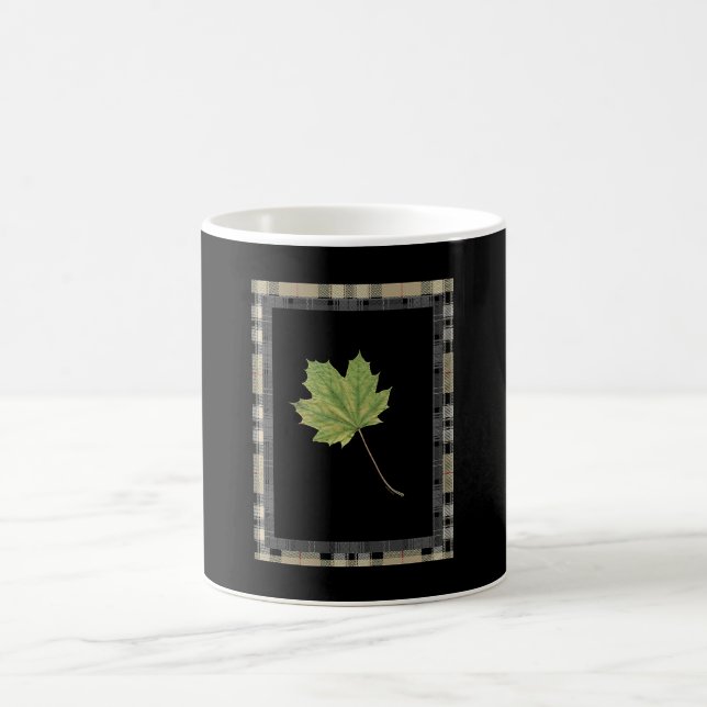 TAZA DE CAFÉ GREEN LEAF MOTIF (Centro)