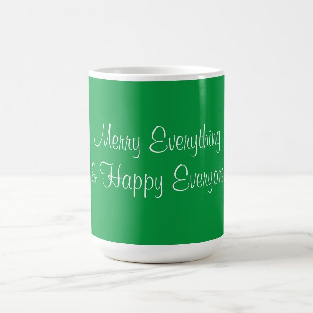 Taza De Café Green Merry Everything Mug (Centro)