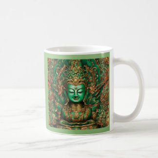 Taza De Café Green Tara #72 - Budismo Shaman Mug