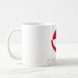 Taza De Café Greenland Flag Coffee Mug