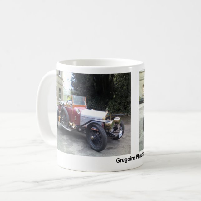 Taza De Café Gregoire Phaeton, veterano auto francés (Anverso izquierdo)
