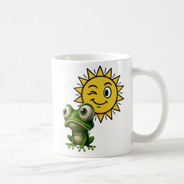 Taza De Café Grenouille au yeux hyper globuleux (Derecha)