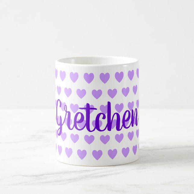 Taza De Café Gretchen en morado (Centro)