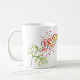 Taza De Café Grevillea acuarela flor acuarela arte