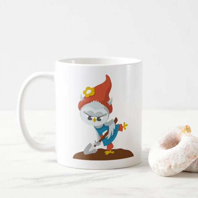 Taza De Café Greww en el jardín (Con donut)