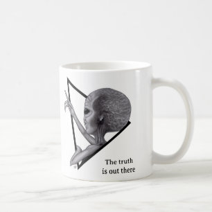 Taza De Café Grey Alien, la verdad está ahí fuera