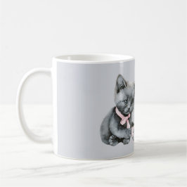 Taza De Café Grey Cat Mouse Best Friends Forever