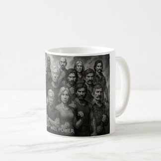 Taza de café Grey Will Power