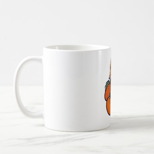 Taza De Café greyhound de halloween (Izquierda)