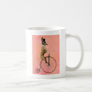Taza De Café Greyhound sobre Black Penny Farthing