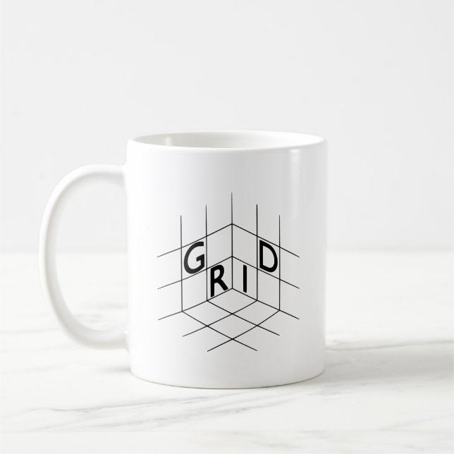 Taza De Café GRID Café Mug (Izquierda)