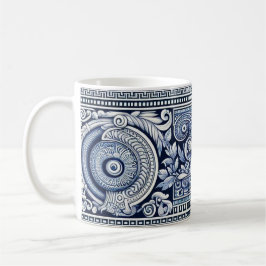 Taza De Café Griego antiguo