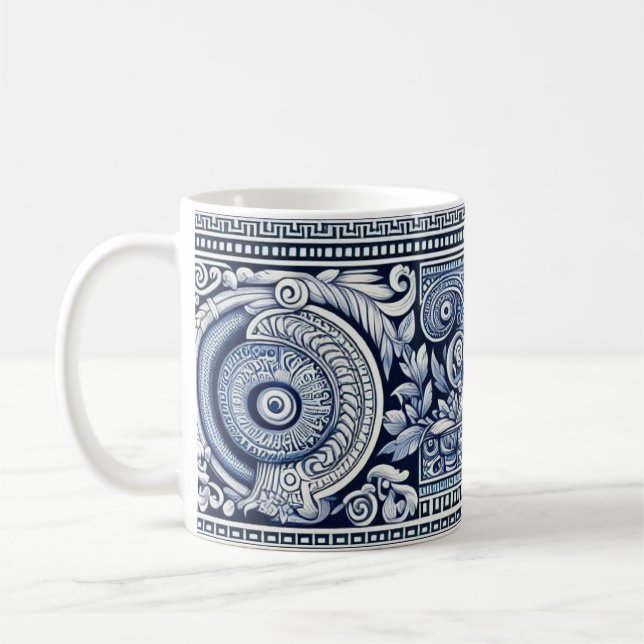 Taza De Café Griego antiguo (Izquierda)