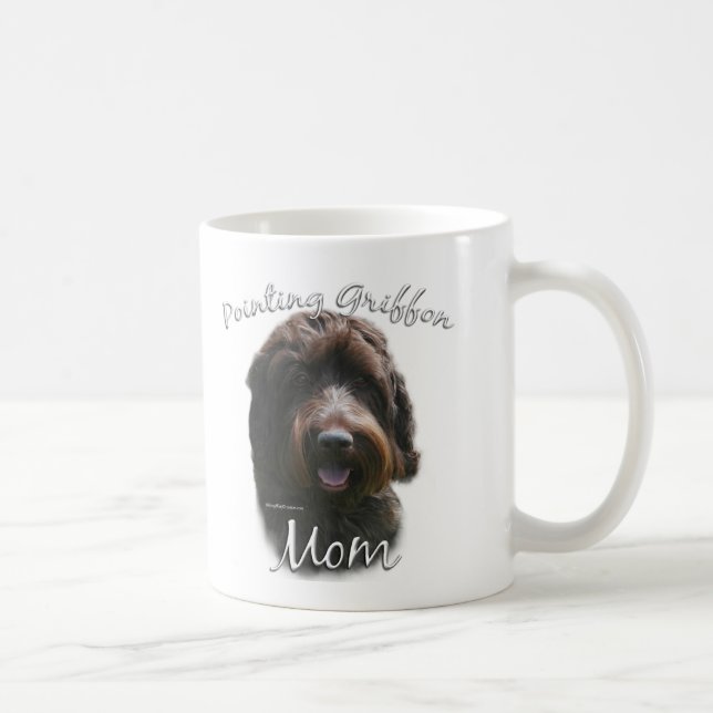 Taza De Café Griffon Mom 2 con punta de cable (Derecha)