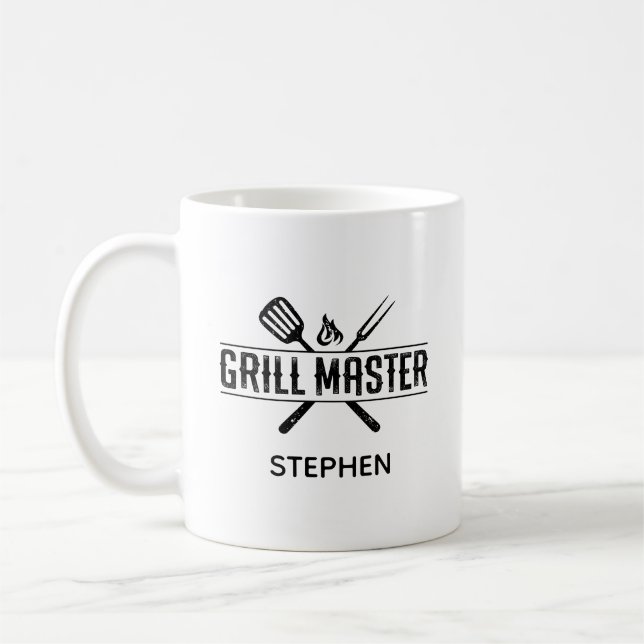 Taza De Café Grill Master Faux Leather (Izquierda)