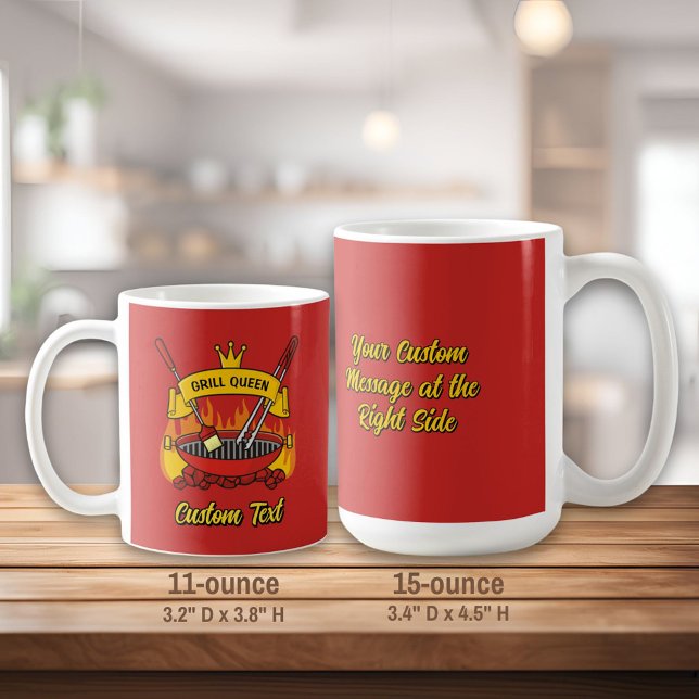 Taza De Café Grill Queen (Subido por el creador)
