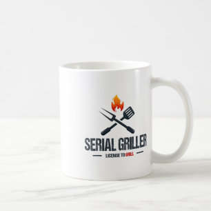 Taza De Café Griller serie Bbq Smoker Grillmaster Funny Grill